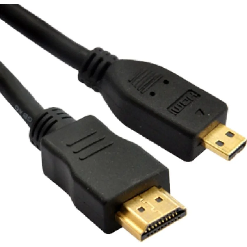 HDMI to Micro HDMI Cable 3m - 1.4v 19 Pins A Male to D Male