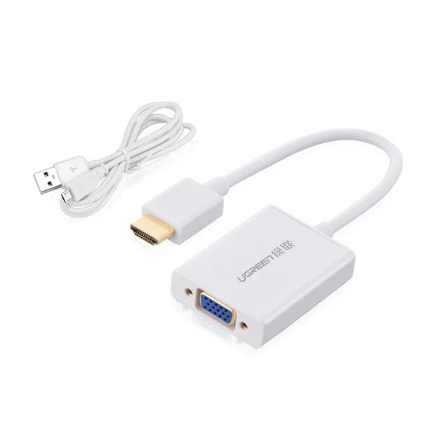 HDMI to VGA & 3.5MM Micro USB Converter HomeMyGardeno