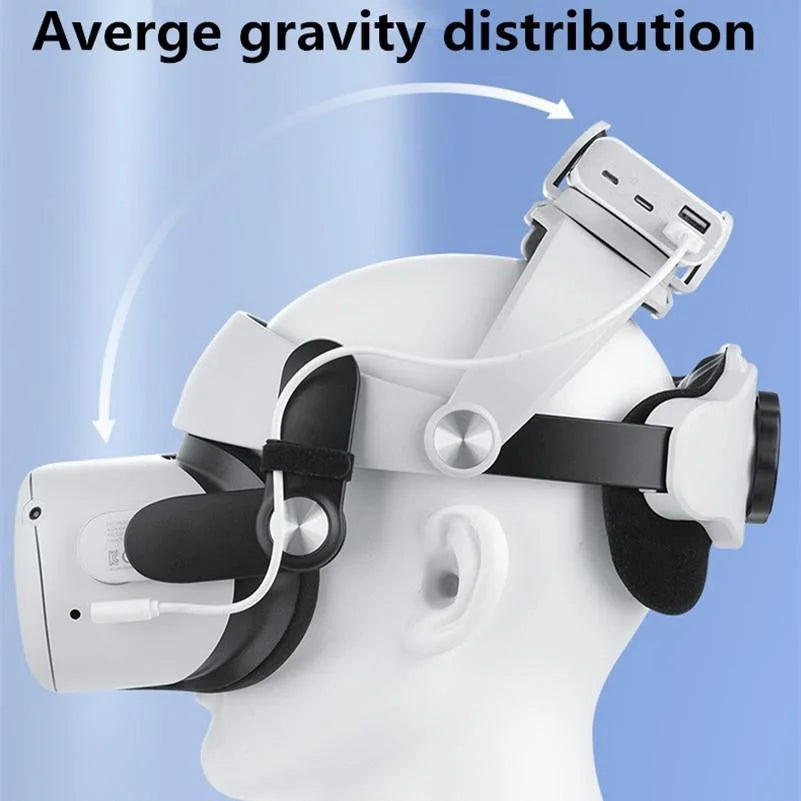 Head Strap Battery Holder For Meta Quest 2 - Compact And Convenient-1915198233097932802