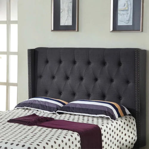 Headboard Queen Size - Charcoal Colour - Bedroom