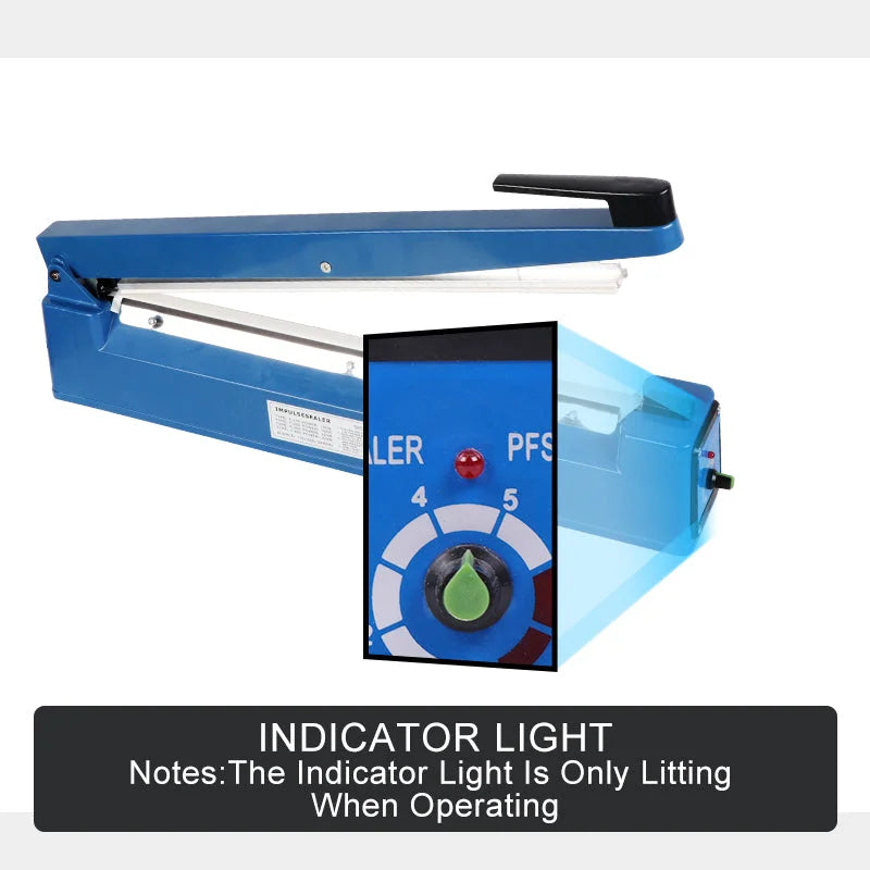Heat Sealer 400mm Sealing Machine Impulse Plastic Poly Bag