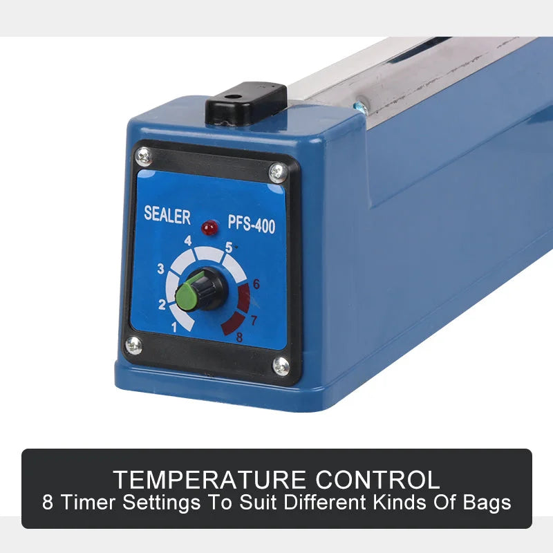 Heat Sealer 400mm Sealing Machine Impulse Plastic Poly Bag