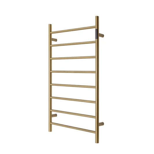 Heated Towel Rack Premium Brushed Gold with LED Control - 8