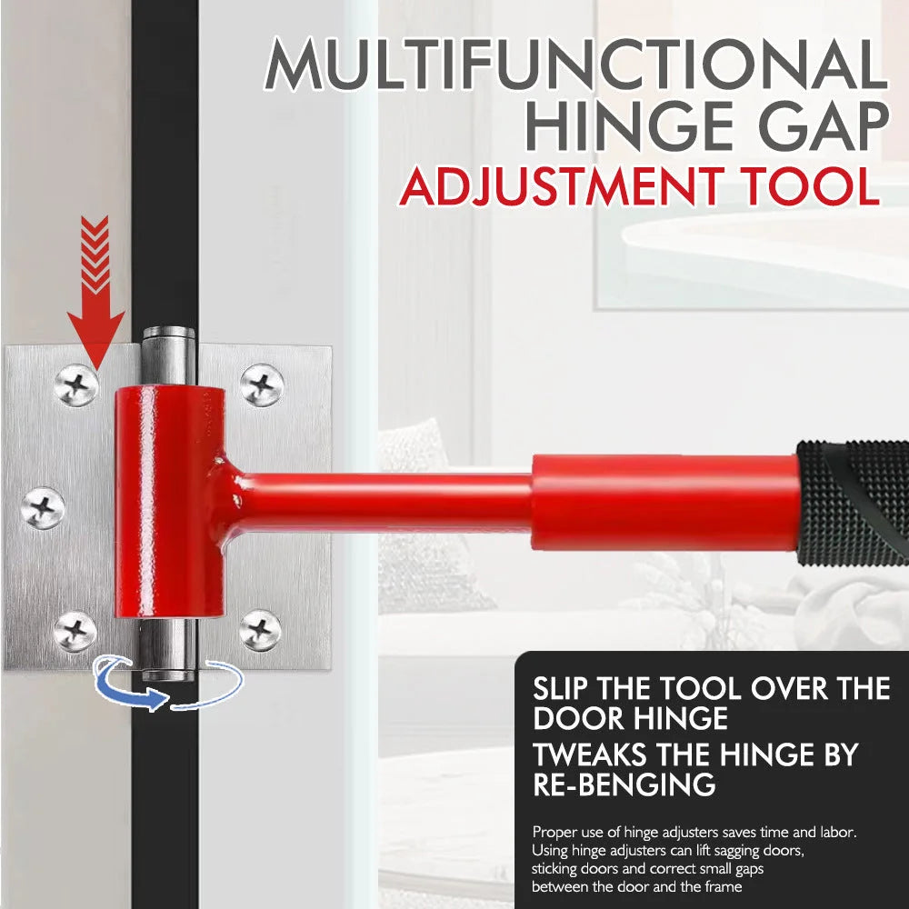 Heavy-Duty 4-in-1 Door Hinge Adjustment Tool - Wrench