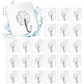 Heavy Duty Adhesive Hooks 24 Packs for Kitchen and Wall