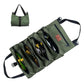 Heavy-Duty Canvas Tool Roll Up Bag & Organizer Tote