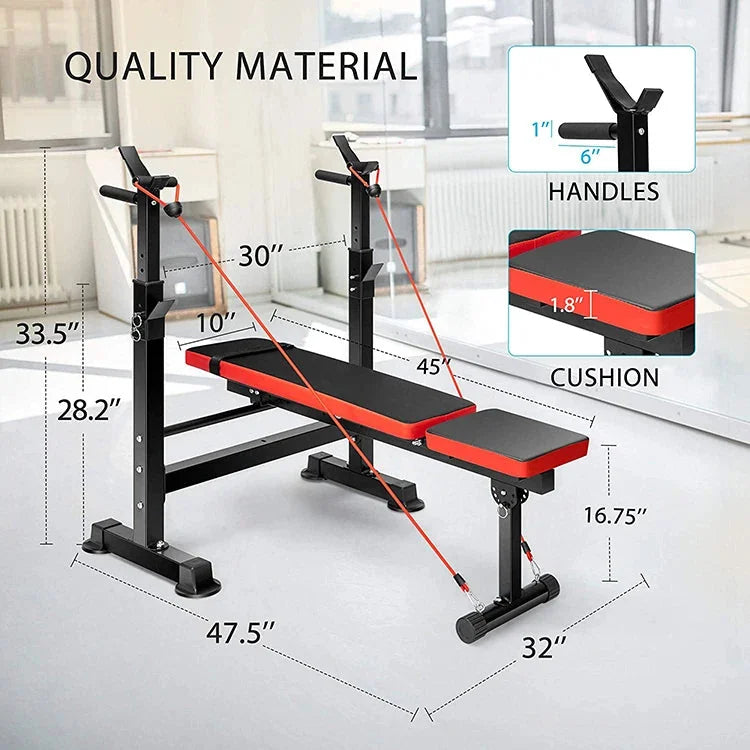 Heavy Duty Flat Weight Bench - Outdoor Recreation
