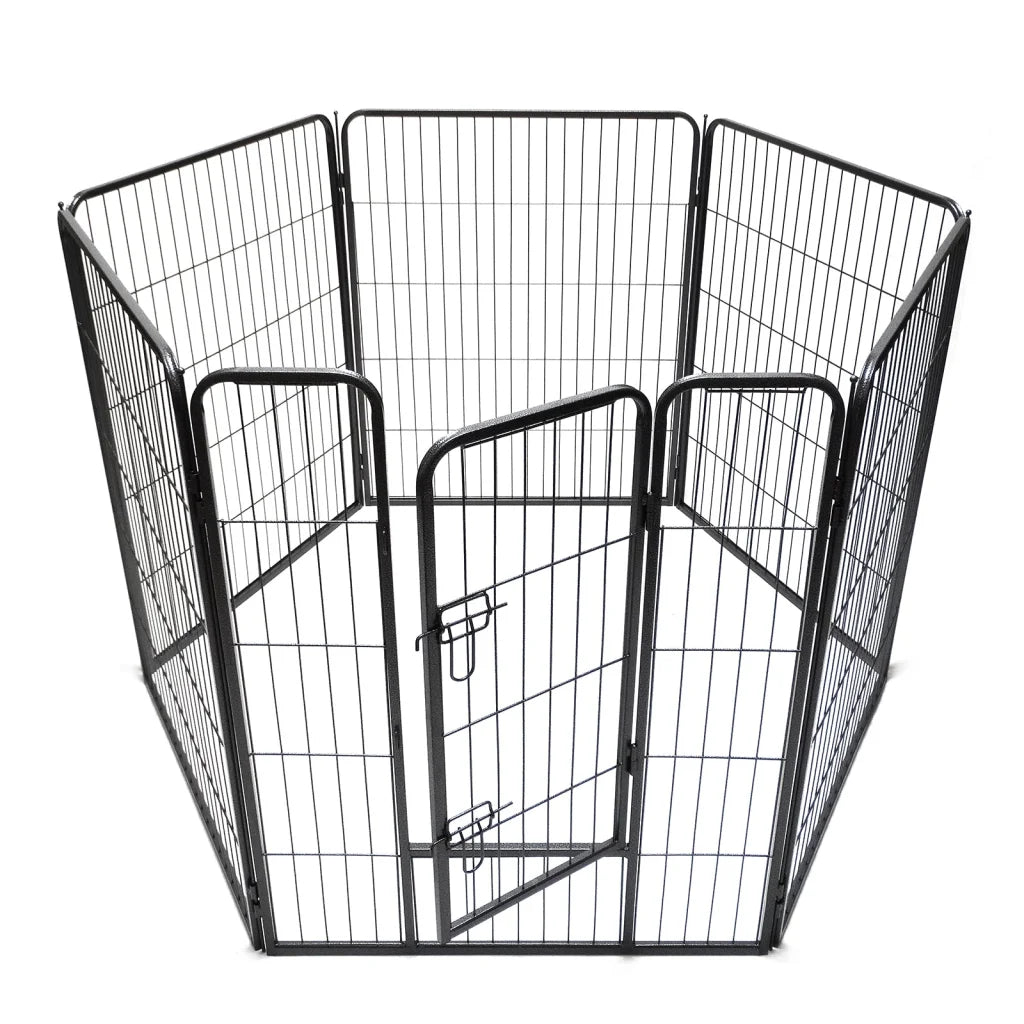Heavy Duty Pet Playpen 6 Panels 100cm - Dog Cat Puppy