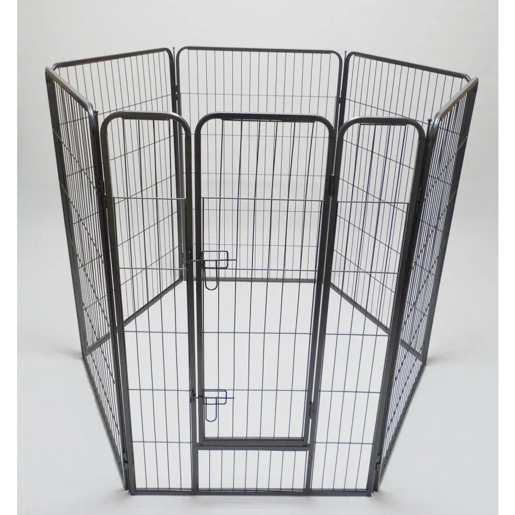 Heavy Duty Pet Playpen Fence 6 Panels 120CM for Dog Cat