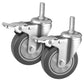 Heavy Duty Polyurethane Swivel Castor Brake Wheels 2X 4" - Premium