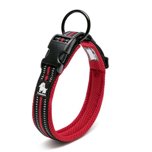 Heavy Duty Reflective Collar - Red (XS)