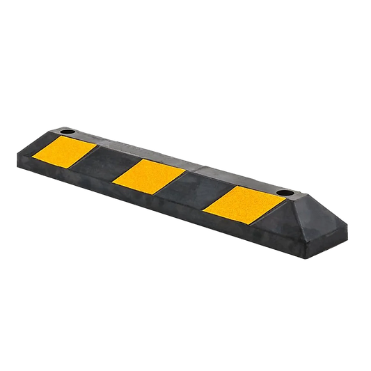 Heavy Duty Rubber Curb Parking Guide Wheel Driveway Stopper