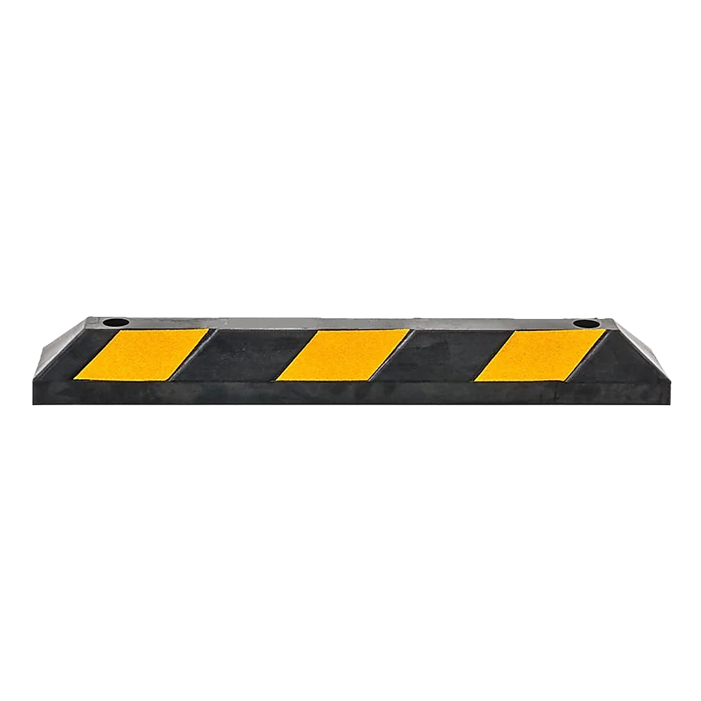 Heavy Duty Rubber Curb Parking Guide Wheel Driveway Stopper