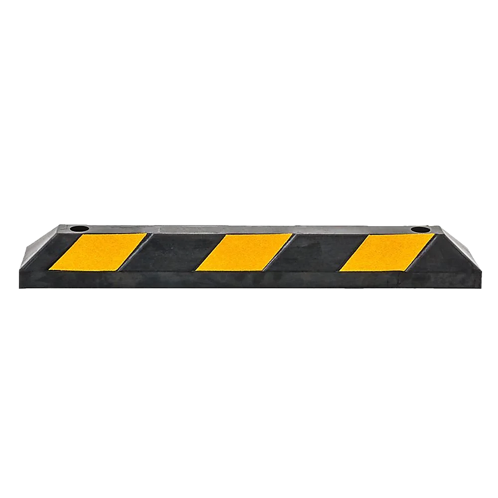 Heavy Duty Rubber Curb Parking Guide Wheel Driveway Stopper