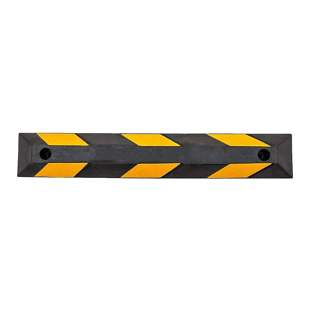 Heavy Duty Rubber Curb Parking Guide Wheel Driveway Stopper