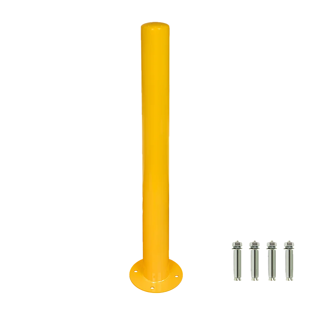 Heavy Duty Steel Bollard Post - Yellow - Others
