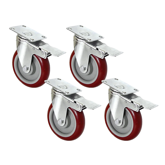 Heavy Duty Swivel Castor Wheels 5’’ 400kg - 4 PCS