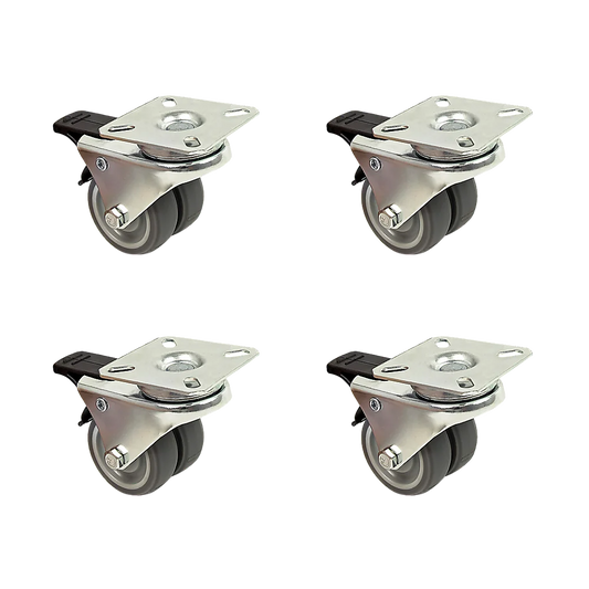 Heavy Duty Swivel Double Wide Castor Wheels 4