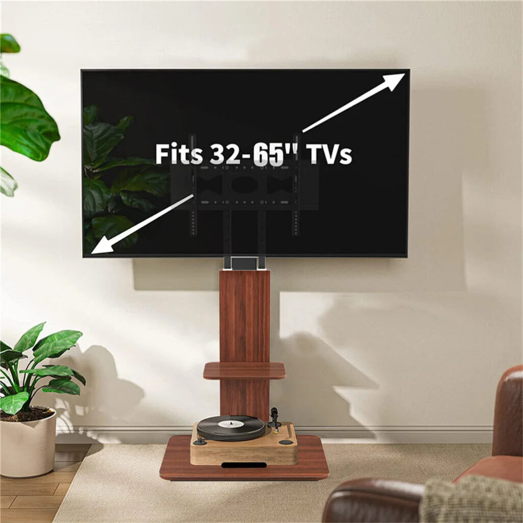 Heavy duty tv with floor stand adjustable mount