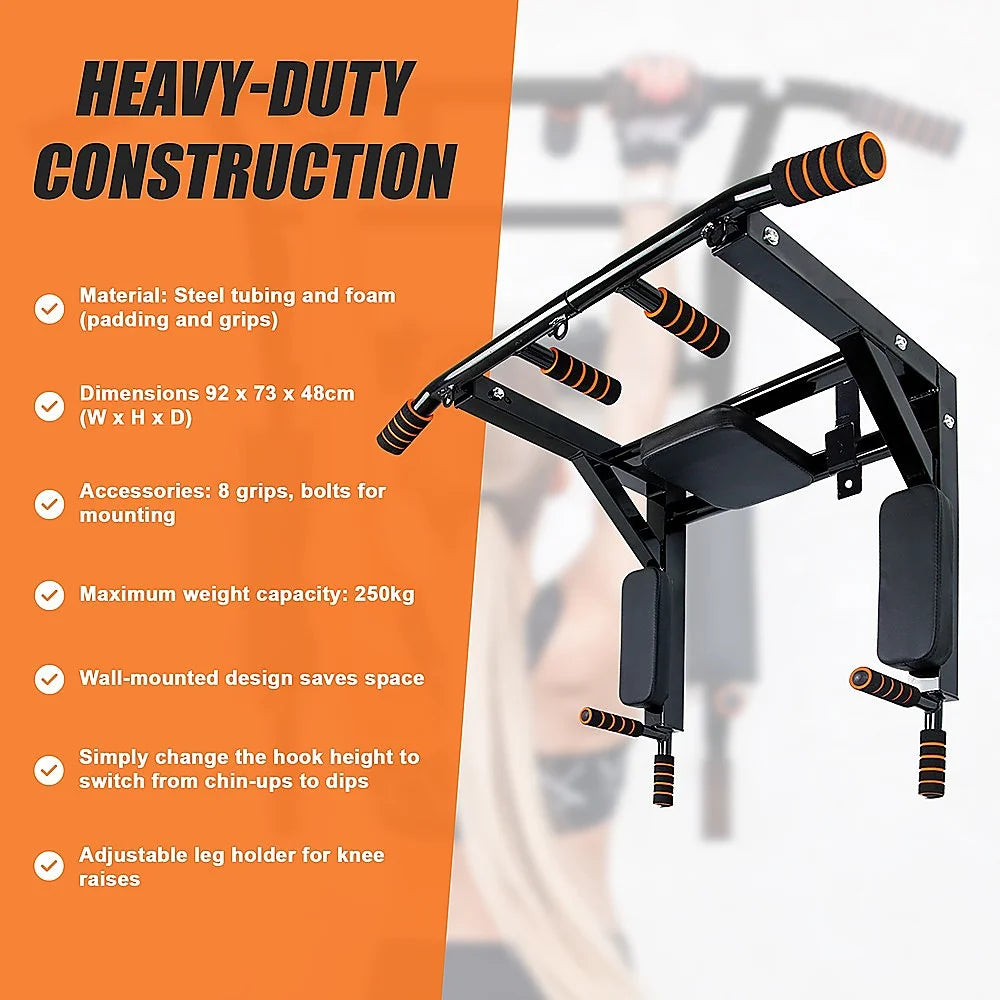 Heavy Duty Wall Mounted Power Station - Knee Raise - Pull