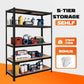 Heavy Duty Warehouse Shelving Rack Steel Garage Storage