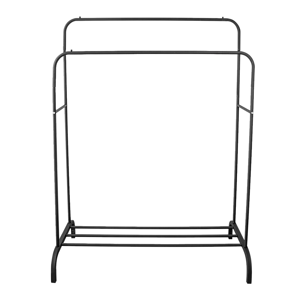 Heavy Metal Double Clothes Rail Hanging Rack Garment
