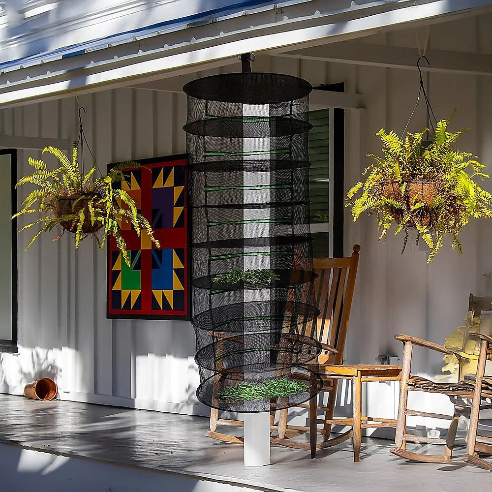 Herb Drying Rack Net 8 Layer Dryer Mesh Hanging Dryer Rack