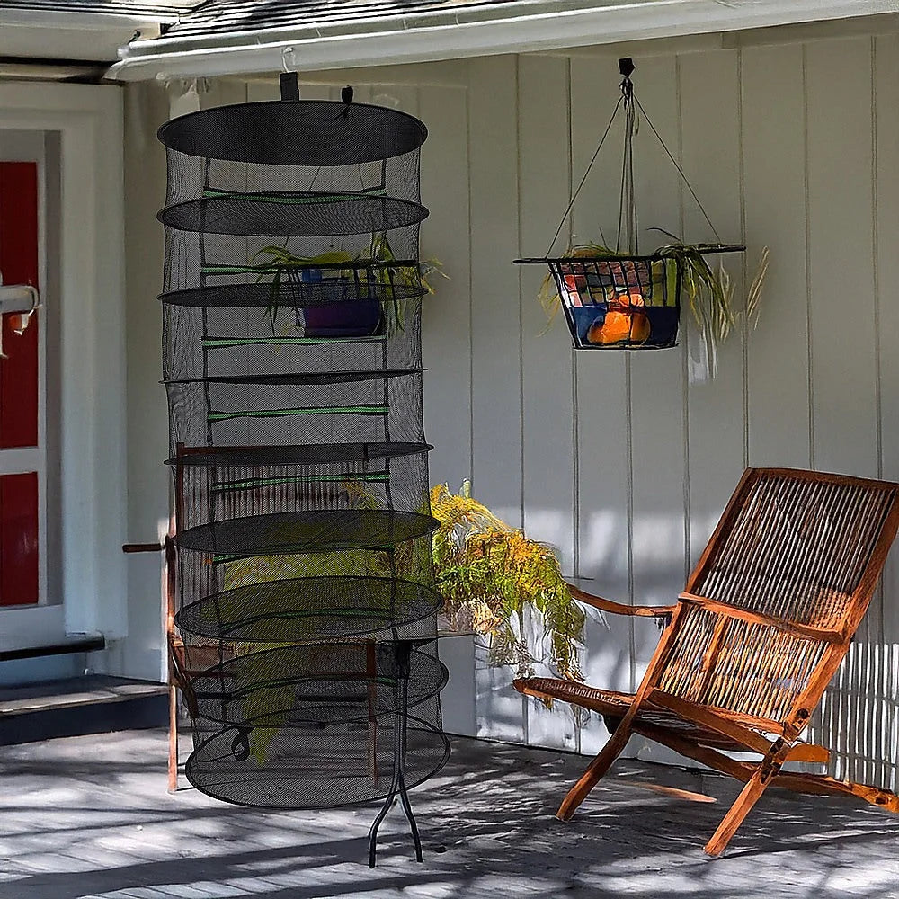Herb Drying Rack Net 8 Layer Dryer Mesh Hanging Dryer Rack