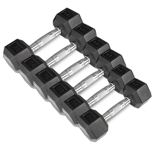 Hex Dumbbell Set 1kg to 3kg CORTEX - Sports & Fitness