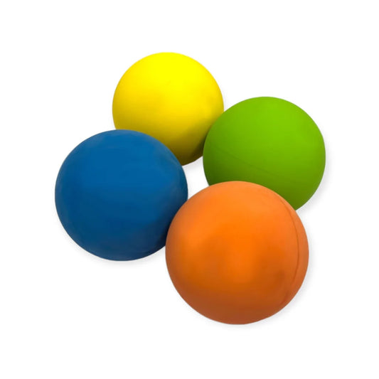High Bounce Hand Balls - 4 Colour Pack Rubber Bouncing Set