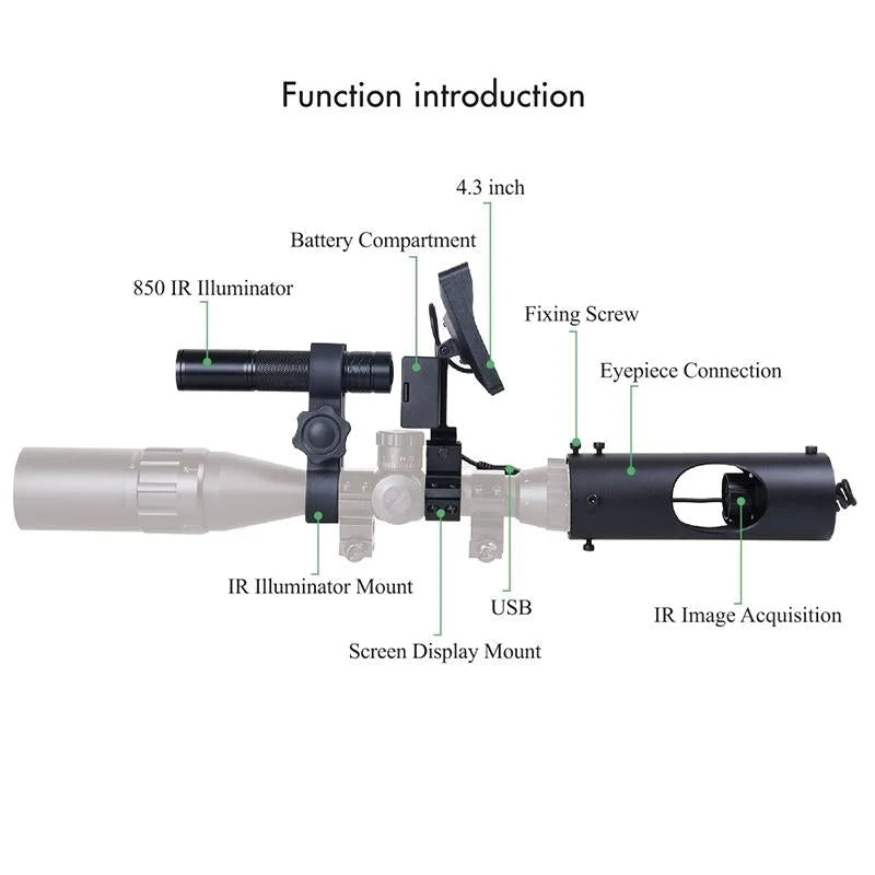 High-def Night Vision Goggles for Hunting - Outdoor