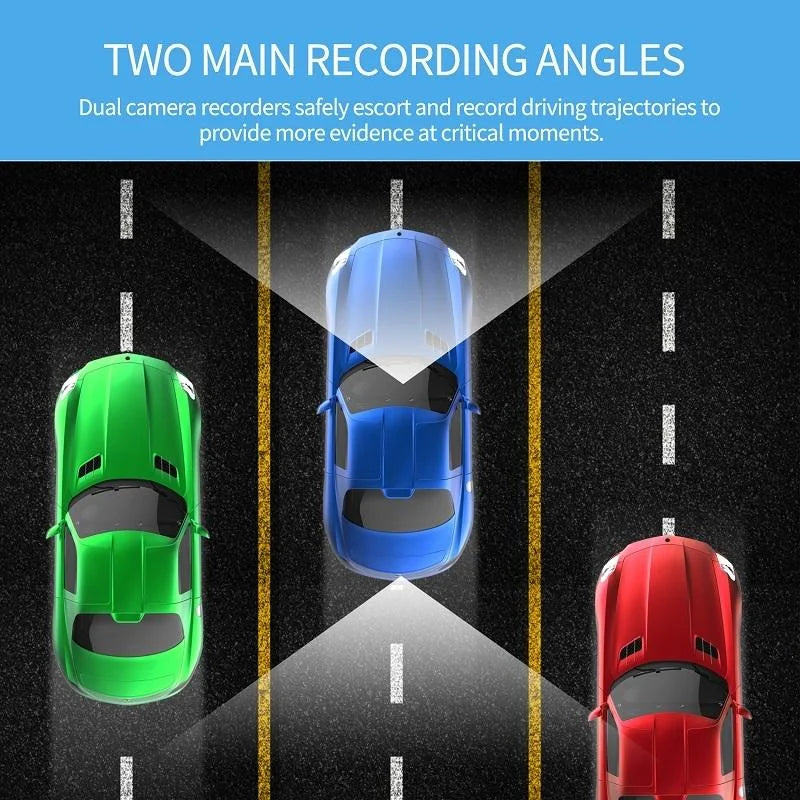 High Definition Car Wifi Dash Cam with Night Vision - 2k