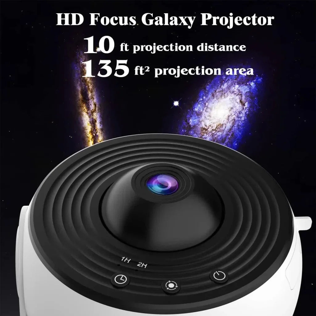 High-Definition Focusable Starry Galaxy Projector Lamp