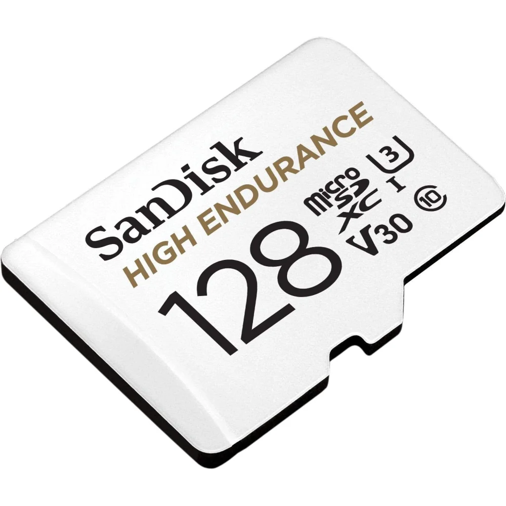 High Endurance MicroSDHC Card 128G UHS-I C10 U3 V30 100MB/s