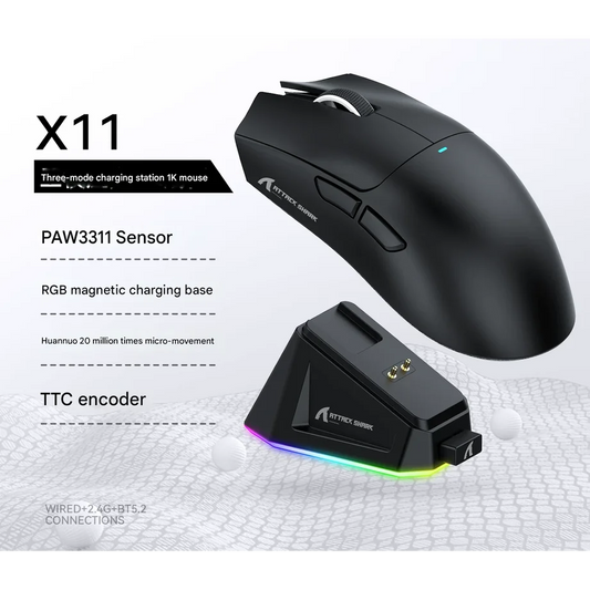 High-Performance Tri-Mode Wireless Gaming Mouse - 22000 DPI