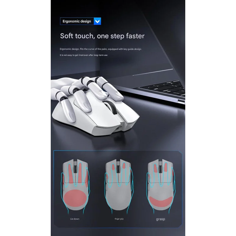 High-Performance Tri-Mode Wireless Gaming Mouse - 22000 DPI