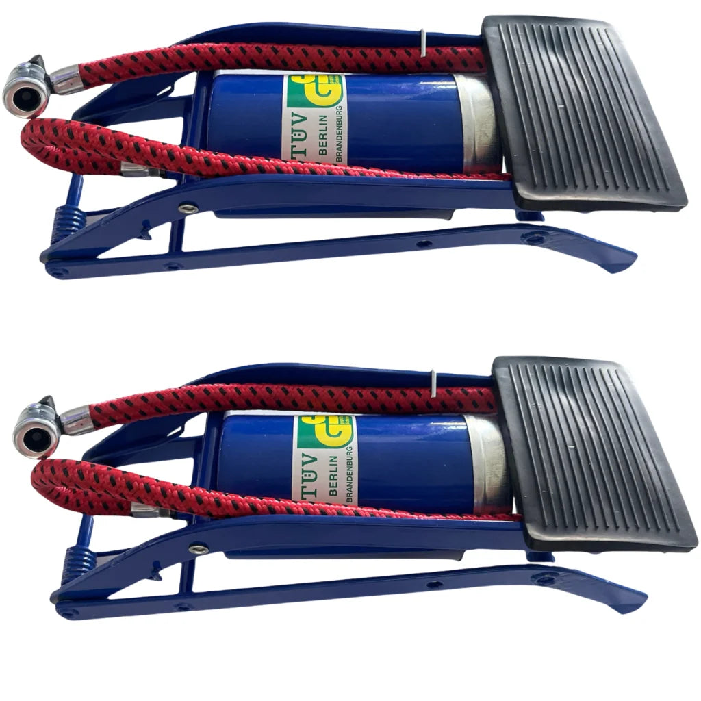 High Pressure Foot Pump Set of 2 for Ball Bicycle Motorbike