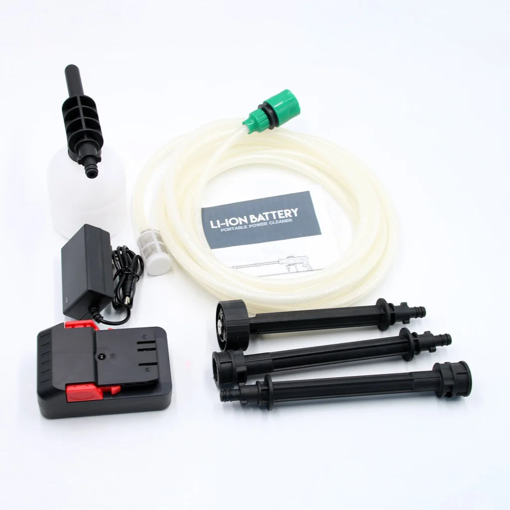 High Pressure Washer 3 in 1 Nozzle Portable Cordless