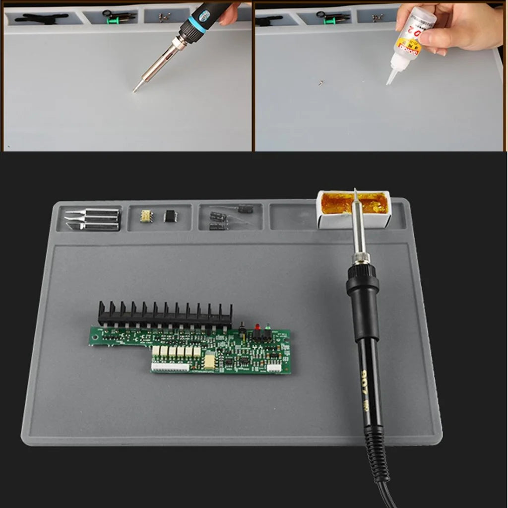 High Temp Heat Resistant Repair Insulation Pad Silicone Mat - 49.5Cm X 34.7Cm-1915196549441392646