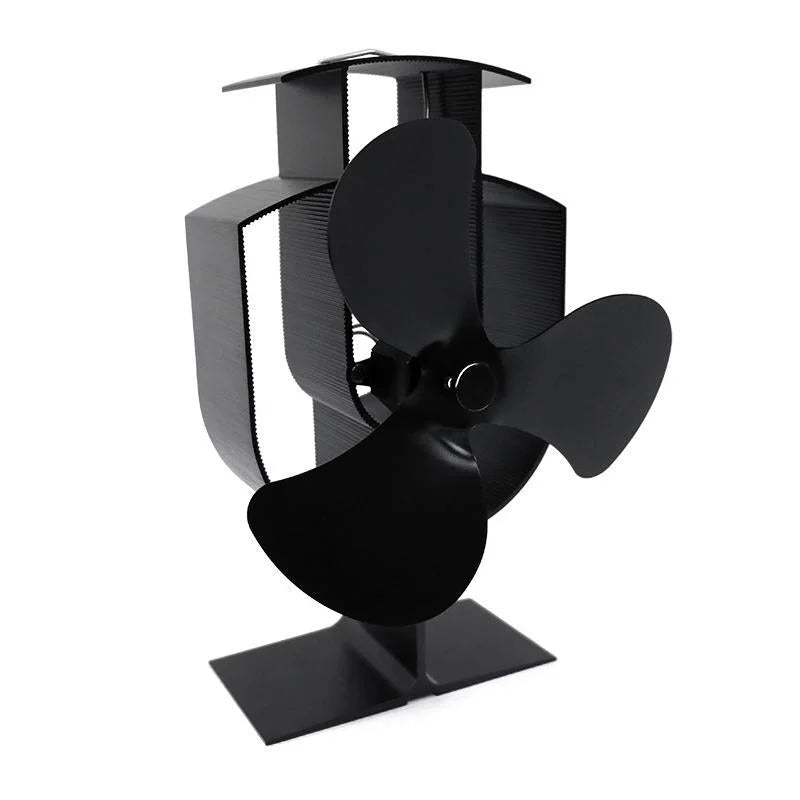 High temp Metal Heat powered Stove Fan 3 blades