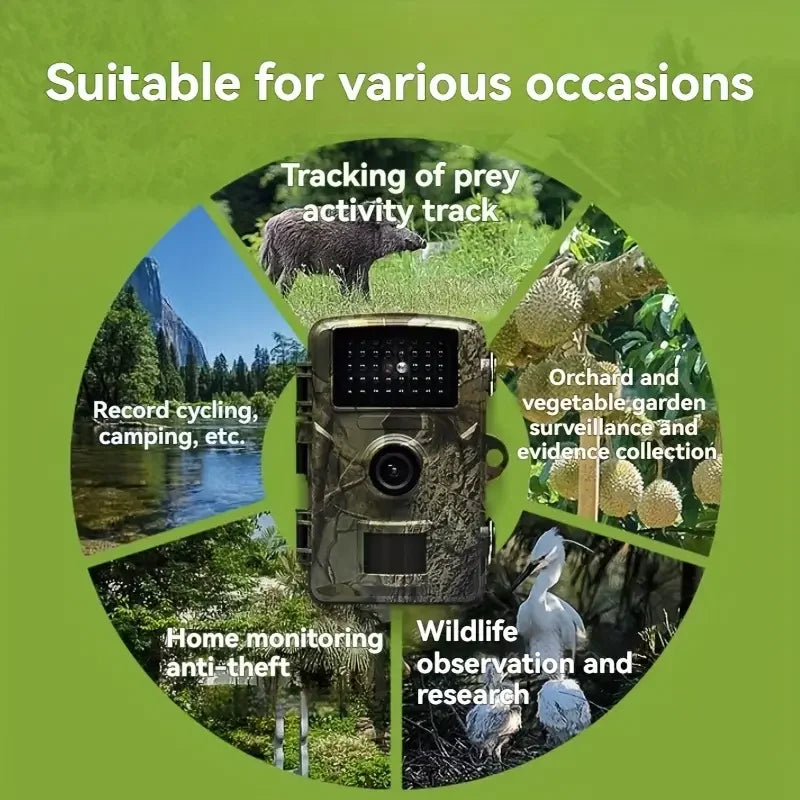 Hiking and hunting camera with night vision function