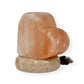 Himalayan Salt Lamp USB Heart Love Carved Shape