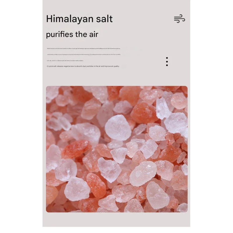 Himalayan Salt Stone Flame Aroma Diffuser & Humidifier - 7