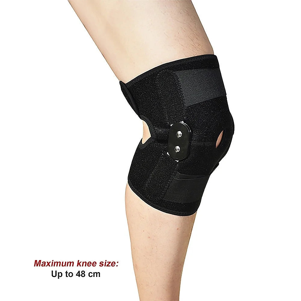 Hinged Full Knee Support Brace Protection - Arthritis