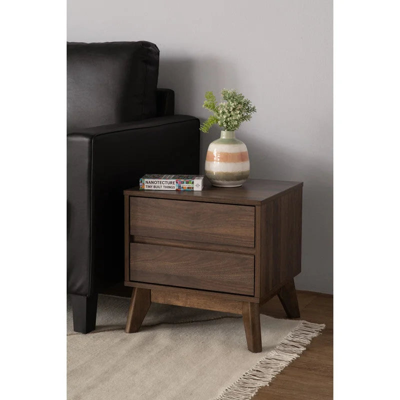 Hirado Bedside Table - Cocoa - Furniture