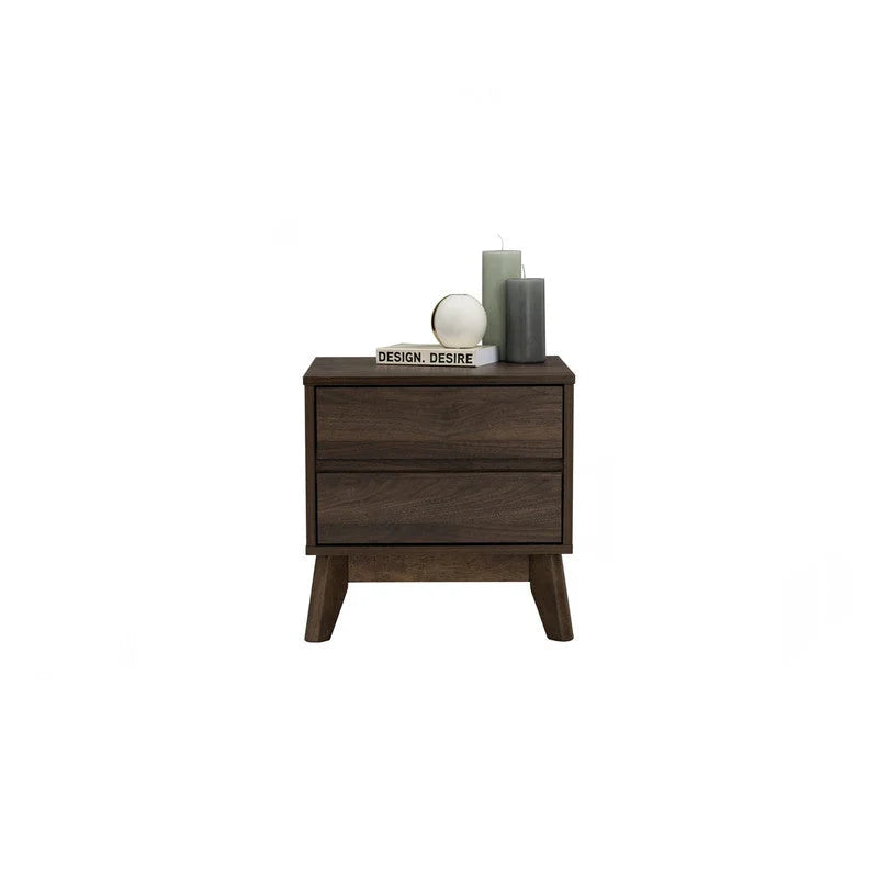 Hirado Bedside Table - Cocoa - Furniture
