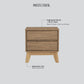 Hirado Bedside Table - Natural - Furniture