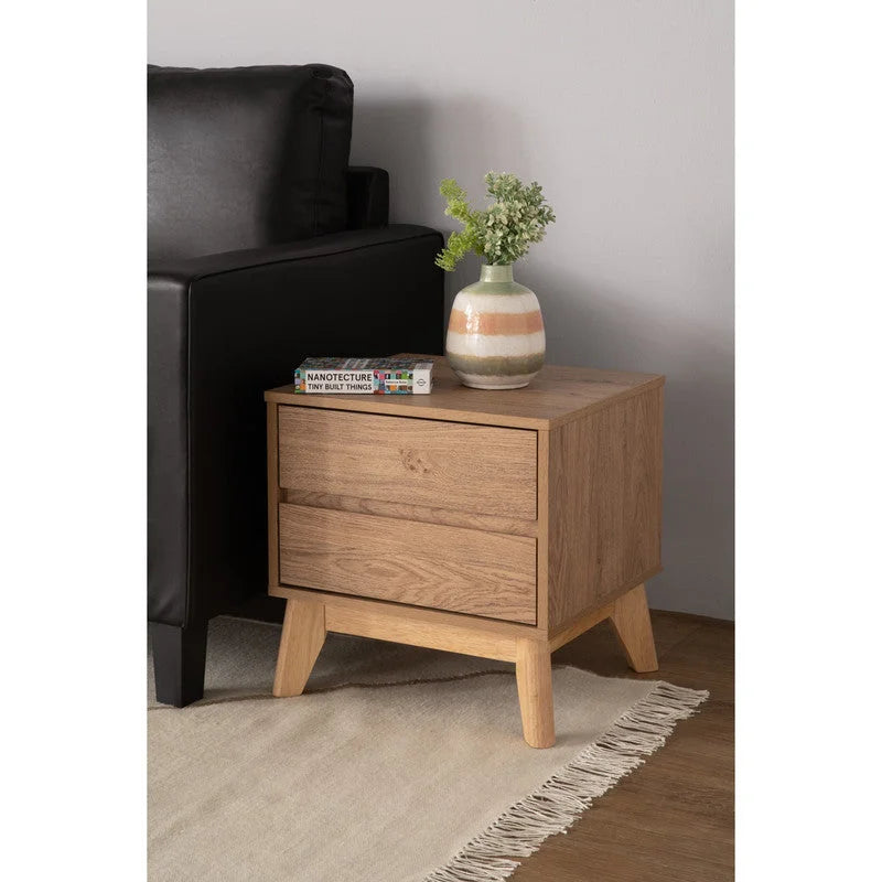 Hirado Bedside Table - Natural - Furniture
