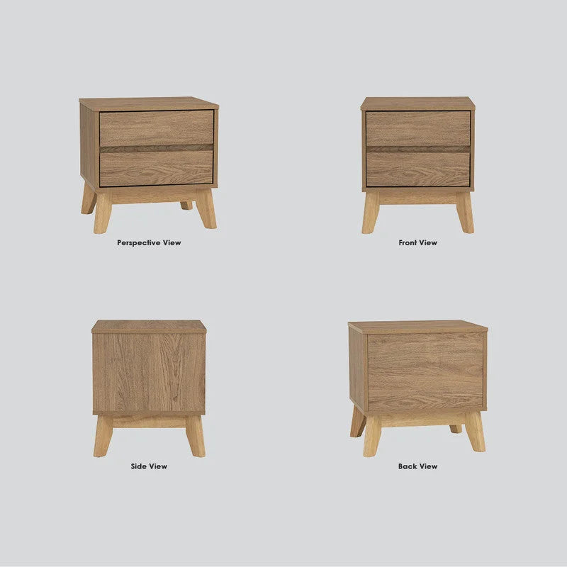 Hirado Bedside Table - Natural - Furniture