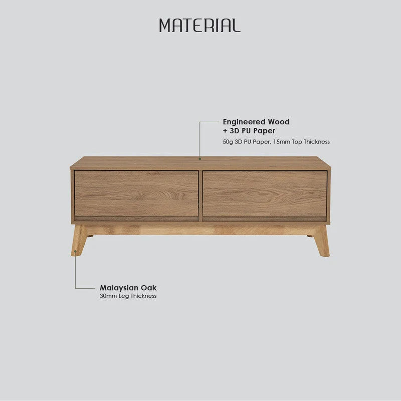 Hirado Coffee Table - Cocoa - Furniture